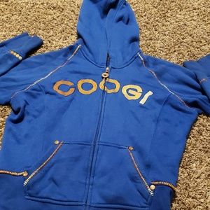 Coogi zip up hoodie